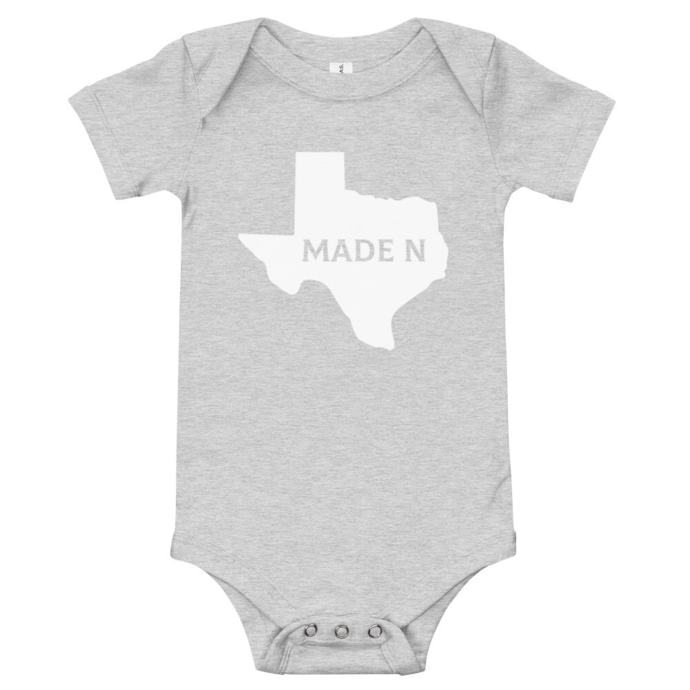 Texas onesie and Texas baby clothes that makes great Texas baby gifts